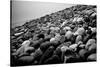 Rock Beach in Lima Peru-null-Stretched Canvas