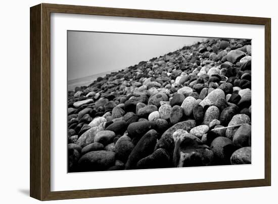 Rock Beach in Lima Peru-null-Framed Photo