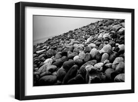 Rock Beach in Lima Peru-null-Framed Photo