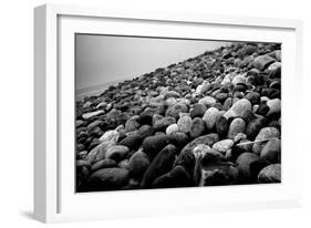 Rock Beach in Lima Peru-null-Framed Photo