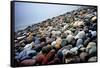 Rock Beach Lima Peru-null-Framed Stretched Canvas