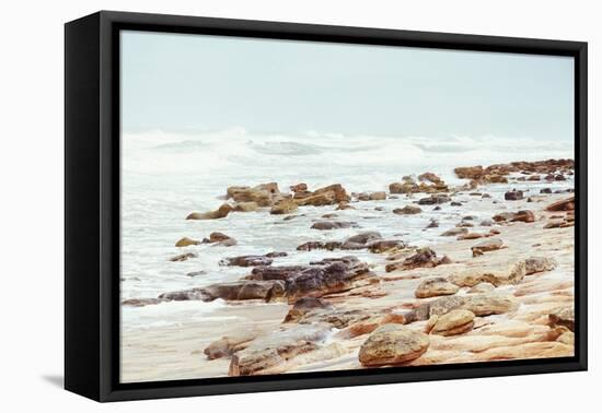 Rock Beach-Bruce Nawrocke-Framed Stretched Canvas