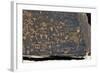 Rock Carvings, Newspaper Rock, Blue Mesa, Petrified Forest National Park, Arizona, USA-null-Framed Giclee Print