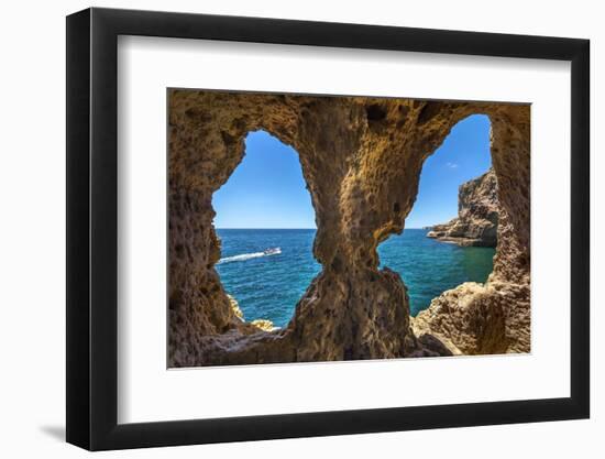 Rock Cave, Algar Seco, Carvoeiro, Algarve, Portugal-Sabine Lubenow-Framed Photographic Print