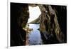 Rock Cave and Cliff, Xlendi, Gozo, Malta-Massimo Borchi-Framed Photographic Print