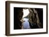 Rock Cave and Cliff, Xlendi, Gozo, Malta-Massimo Borchi-Framed Photographic Print