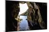 Rock Cave and Cliff, Xlendi, Gozo, Malta-Massimo Borchi-Mounted Photographic Print