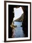 Rock Cave and Cliff, Xlendi, Gozo, Malta-Massimo Borchi-Framed Photographic Print