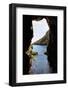 Rock Cave and Cliff, Xlendi, Gozo, Malta-Massimo Borchi-Framed Photographic Print