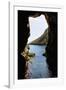 Rock Cave and Cliff, Xlendi, Gozo, Malta-Massimo Borchi-Framed Photographic Print