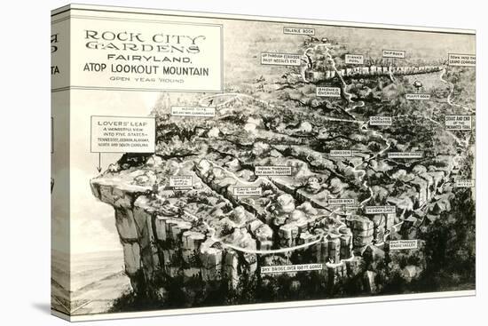 Rock City Gardens, Lookout Mountain-null-Stretched Canvas