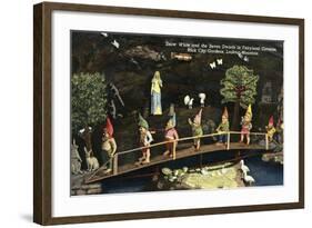 Rock City Gardens, Lookout Mountain-null-Framed Art Print