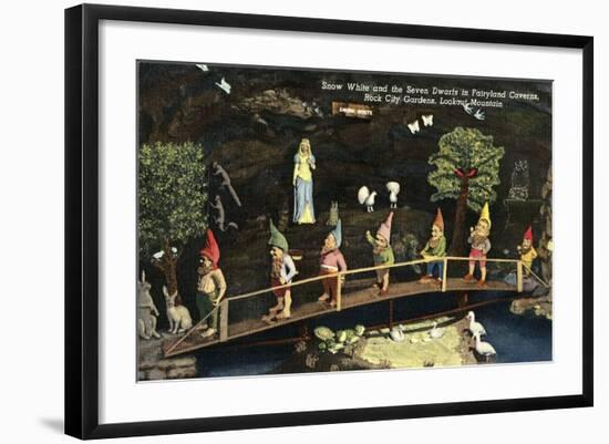 Rock City Gardens, Lookout Mountain-null-Framed Art Print