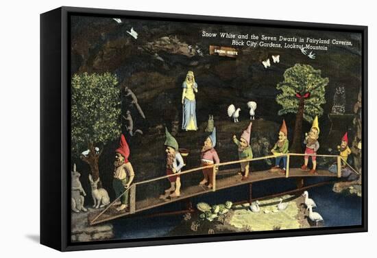 Rock City Gardens, Lookout Mountain-null-Framed Stretched Canvas