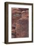 Rock climber at Red Rock Canyon, Las Vegas, Nevada.-Michele Niles-Framed Photographic Print