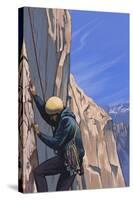 Rock Climber-Lantern Press-Stretched Canvas