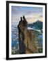 Rock Climbers Scale the Famous Svolværgeita, Svolvaer, Lofoten, Nordland, Norway-Doug Pearson-Framed Photographic Print