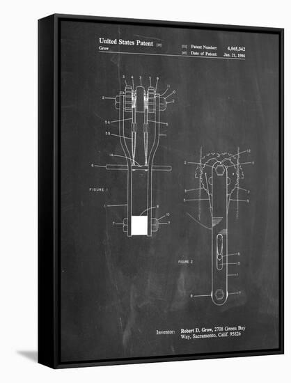 Rock Climbing Cam Patent-Cole Borders-Framed Stretched Canvas