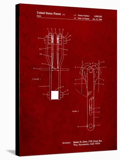 Rock Climbing Cam Patent-Cole Borders-Stretched Canvas