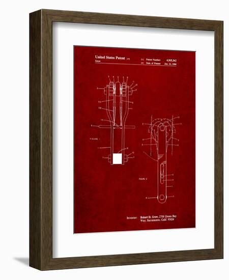 Rock Climbing Cam Patent-Cole Borders-Framed Art Print