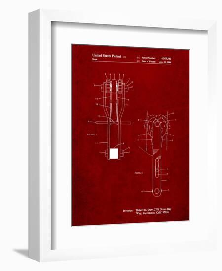 Rock Climbing Cam Patent-Cole Borders-Framed Art Print