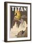 Rock Climbing On Titan-Steve Thomas-Framed Giclee Print