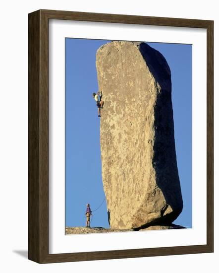 Rock Climbing-Greg Epperson-Framed Photographic Print