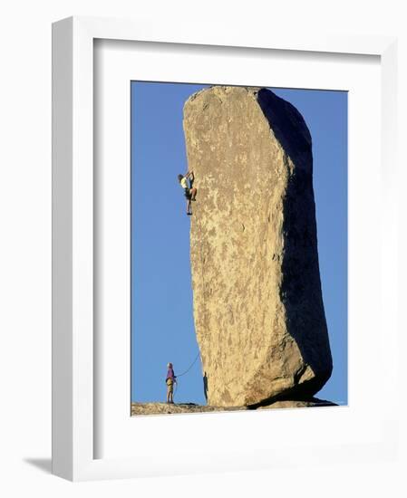 Rock Climbing-Greg Epperson-Framed Photographic Print