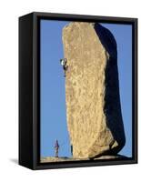 Rock Climbing-Greg Epperson-Framed Stretched Canvas