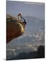 Rock Climbing-null-Mounted Photographic Print