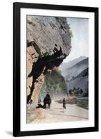 Rock Close to the Village of Annaour, C1890-Gillot-Framed Giclee Print