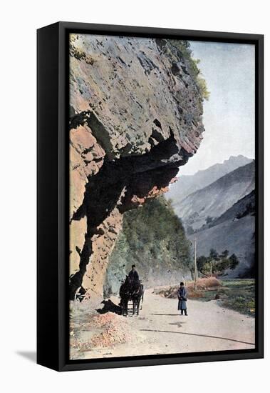Rock Close to the Village of Annaour, C1890-Gillot-Framed Stretched Canvas