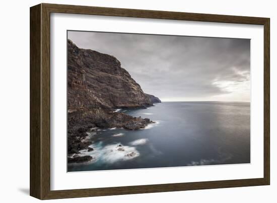 Rock Coast on the West Coast Near Tijarafe, La Palma, Canary Islands, Spain, Europe-Gerhard Wild-Framed Photographic Print