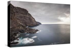 Rock Coast on the West Coast Near Tijarafe, La Palma, Canary Islands, Spain, Europe-Gerhard Wild-Stretched Canvas