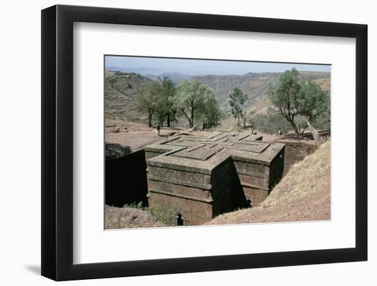 Rock-Cut Christian Church, Lalibela, Unesco World Heritage Site, Ethiopia, Africa-Sybil Sassoon-Framed Photographic Print