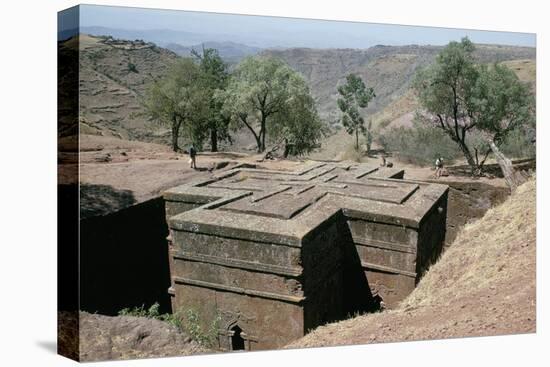 Rock-Cut Christian Church, Lalibela, Unesco World Heritage Site, Ethiopia, Africa-Sybil Sassoon-Stretched Canvas