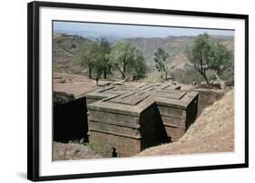 Rock-Cut Christian Church, Lalibela, Unesco World Heritage Site, Ethiopia, Africa-Sybil Sassoon-Framed Photographic Print