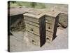 Rock Cut Church of St. Georgel, (10th, 13th C.) Lalibela, Wollo Region, Ethiopia, Africa-J P De Manne-Stretched Canvas