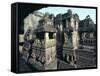 Rock-Cut Kailasa Temple, Ellora, Unesco World Heritage Site, Near Aurangabad, Maharashtra, India-Adam Woolfitt-Framed Stretched Canvas