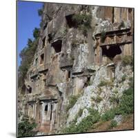 Rock-Cut Tombs in Telmessos Lykian, 4th Century Bc-CM Dixon-Mounted Photographic Print