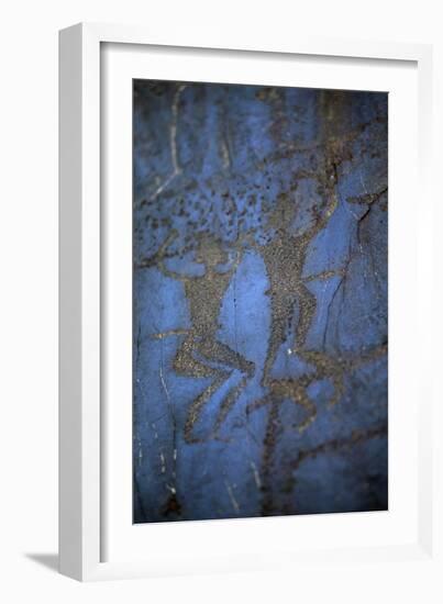 Rock Engraving, Rabati Malik Steppe, Uzbekistan-null-Framed Giclee Print