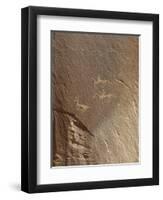 Rock Engravings, Ledge Ruin, Canyon De Chelly National Monument, Arizona, USA-null-Framed Giclee Print