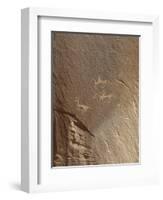 Rock Engravings, Ledge Ruin, Canyon De Chelly National Monument, Arizona, USA-null-Framed Giclee Print