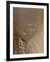 Rock Engravings, Ledge Ruin, Canyon De Chelly National Monument, Arizona, USA-null-Framed Giclee Print