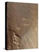 Rock Engravings, Ledge Ruin, Canyon De Chelly National Monument, Arizona, USA-null-Stretched Canvas