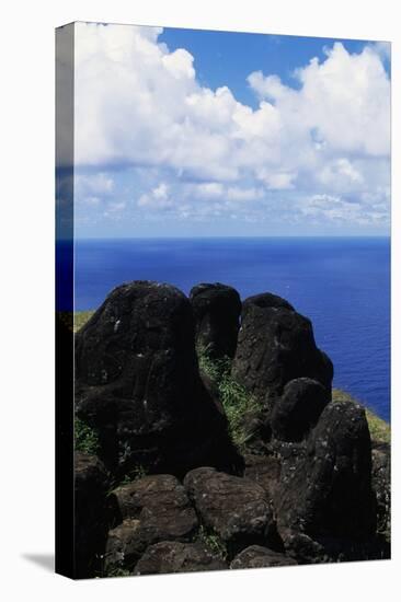 Rock Engravings, Orongo, Rapa Nui National Park-null-Stretched Canvas