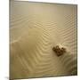 Rock Eroding in Desert Sand-Micha Pawlitzki-Mounted Photographic Print