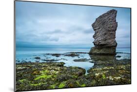 Rock Formation at Jurrassic Coast Beach in Dorset, UK, Long Exposure-Marcin Jucha-Mounted Photographic Print
