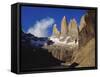 Rock Formation at Tierra Del Fuego Natioanl Park, Chile, Latin America-Nick Wood-Framed Stretched Canvas