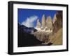 Rock Formation at Tierra Del Fuego Natioanl Park, Chile, Latin America-Nick Wood-Framed Photographic Print